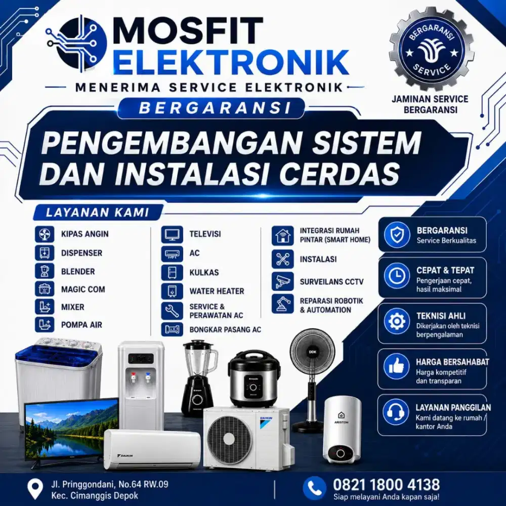 cuci ac, service ac, bongkar pasang ac, service elektronik