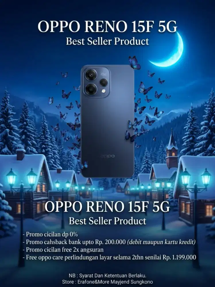 OPPO RENO 15F SERIES PROMO CASHBACK BANK