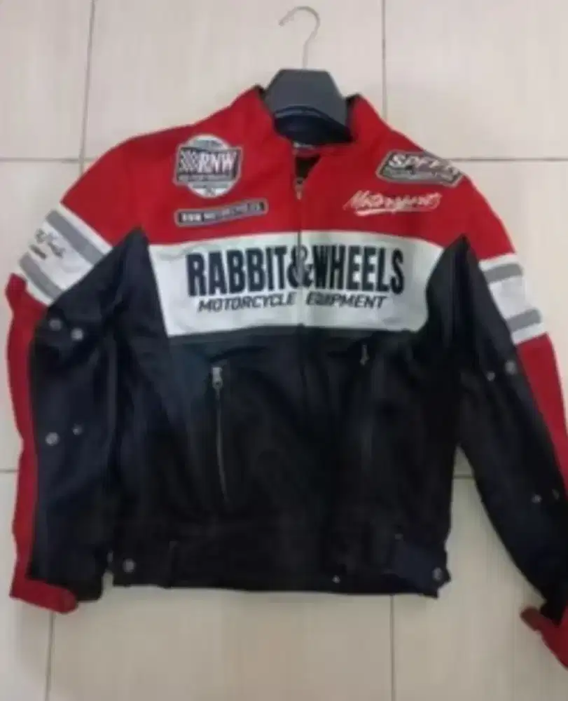Jaket Rabbit Wheels rnw new combo red motor