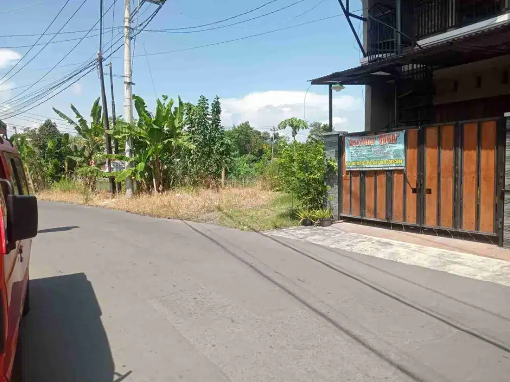 DIJUAL TANAH STRATEGIS TEPI JLN ASPAL COCOK RUMAH HUNIAN DAN TEMPAT USAHA