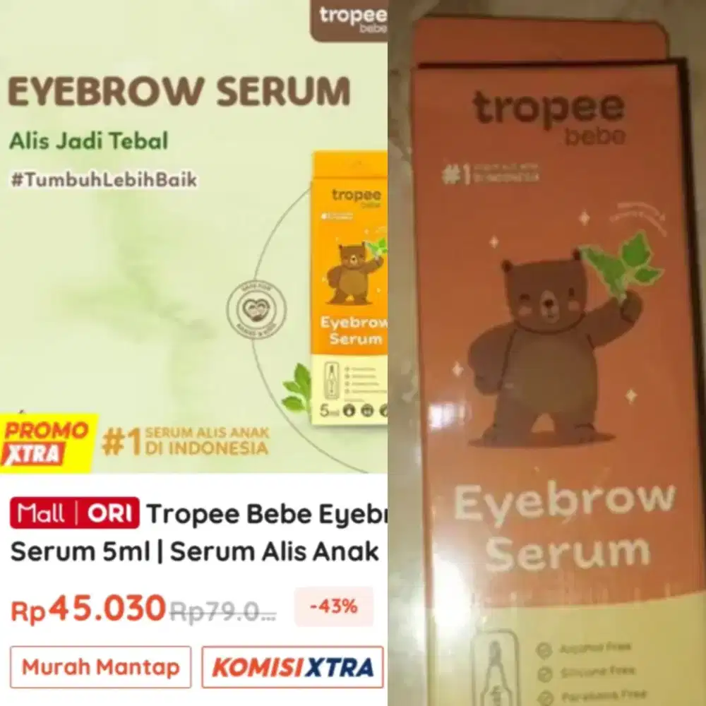 Tropee Eyebrow serum