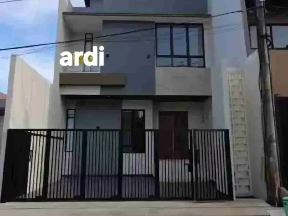 Dijual rumah baru di Taman Villa Meruya, 7x18,  126 m2, 2 lt, 177 m2, 3×1 kt, 3 +1 km