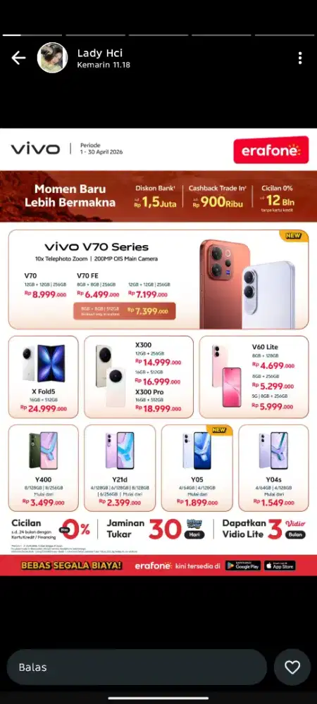 Cicilan HP Dengan KTP saja