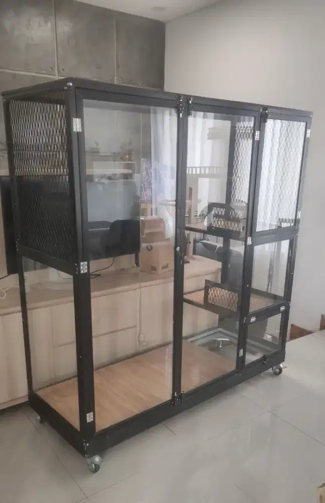Rumah kucing bahan almunium