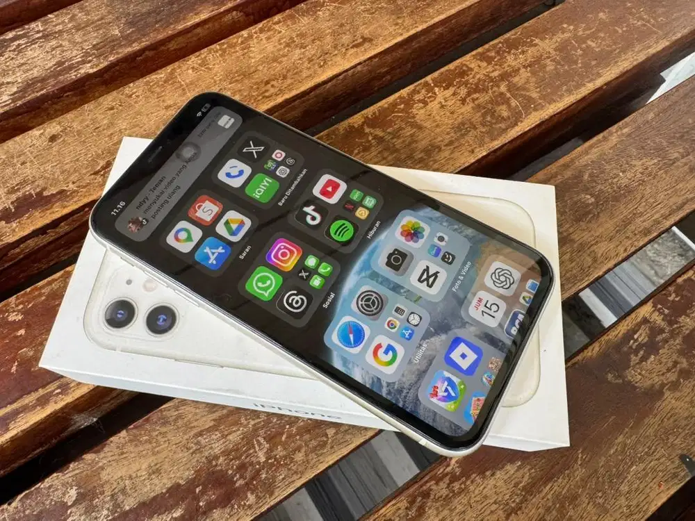 iphone 11 128gb white ex ibox resmi mulus