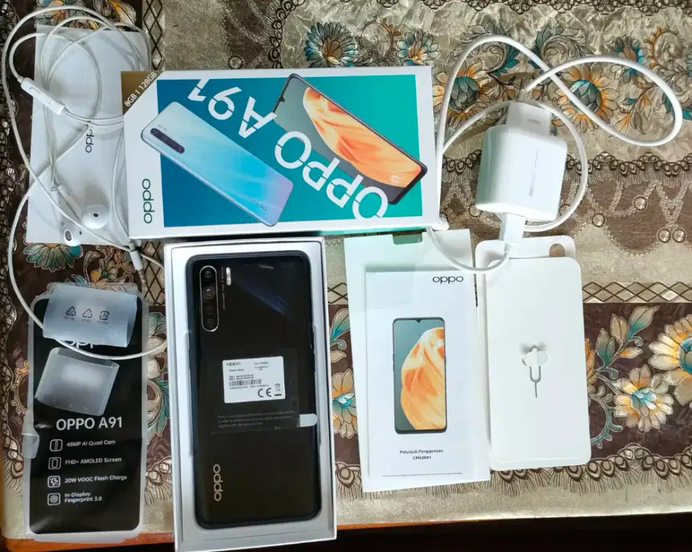 Jual HP Oppo A91 kondisi mulus