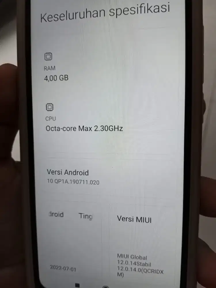 Dijual! REDMI 9C 4/64 MULUS