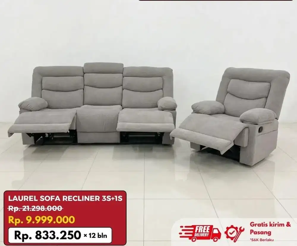 Sofa set laurel 3+1
