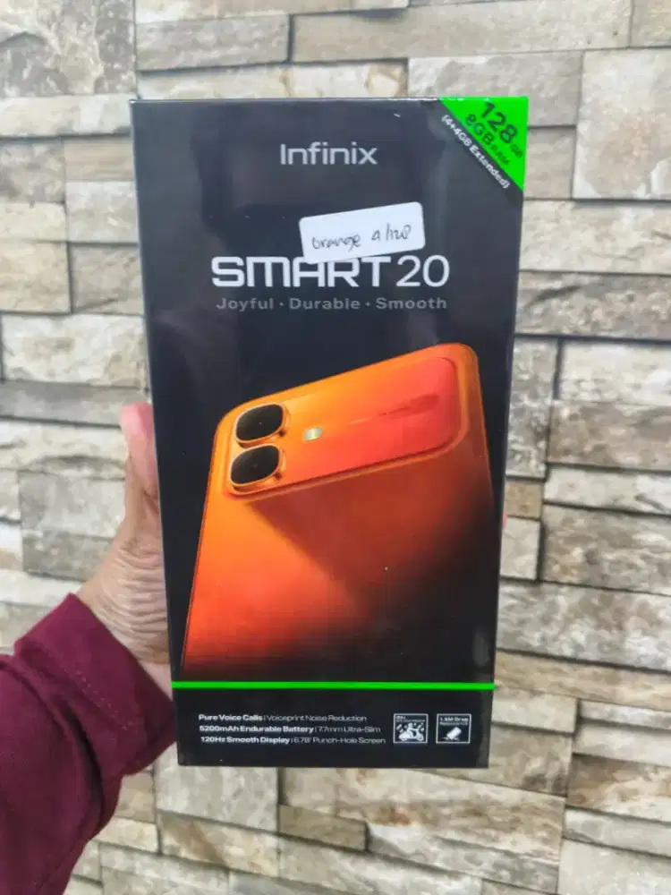 Infinix Smart 20 4/64GB 4/128GB Garansi Resmi