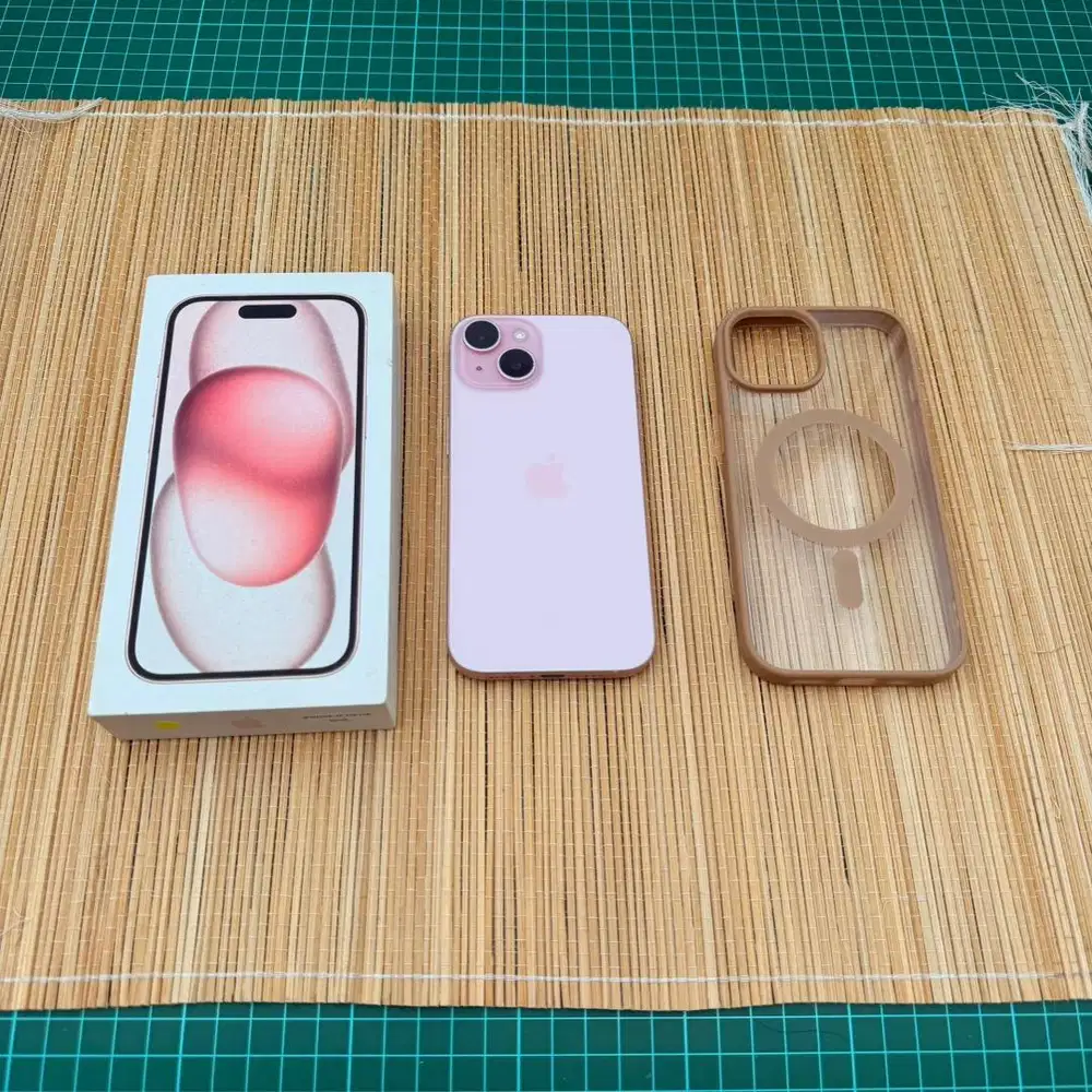 Iphone 15 128gb pink ibox second resmi