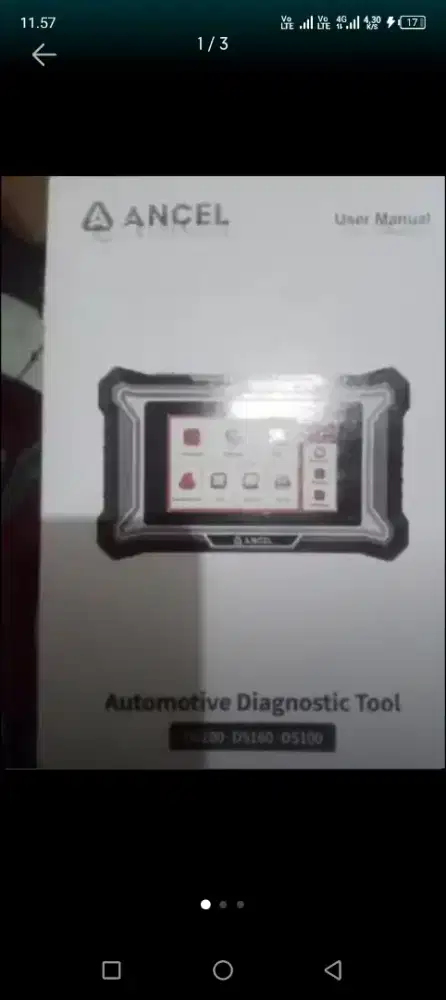 Jual scanner mobil premium ancel DS 200,100 komplit ,