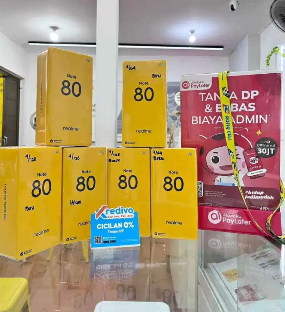 REALME NOTE 80 4/64 NEW SEGEL GARANSI RESMI