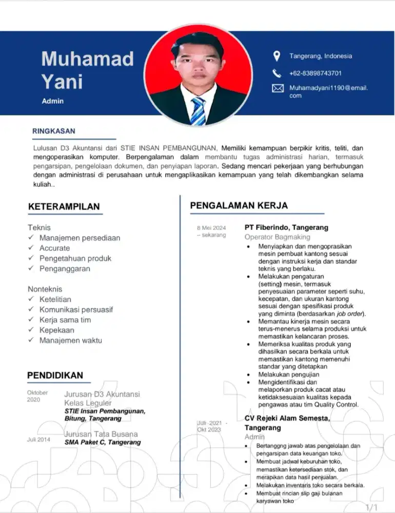 Mencari pekerjaan