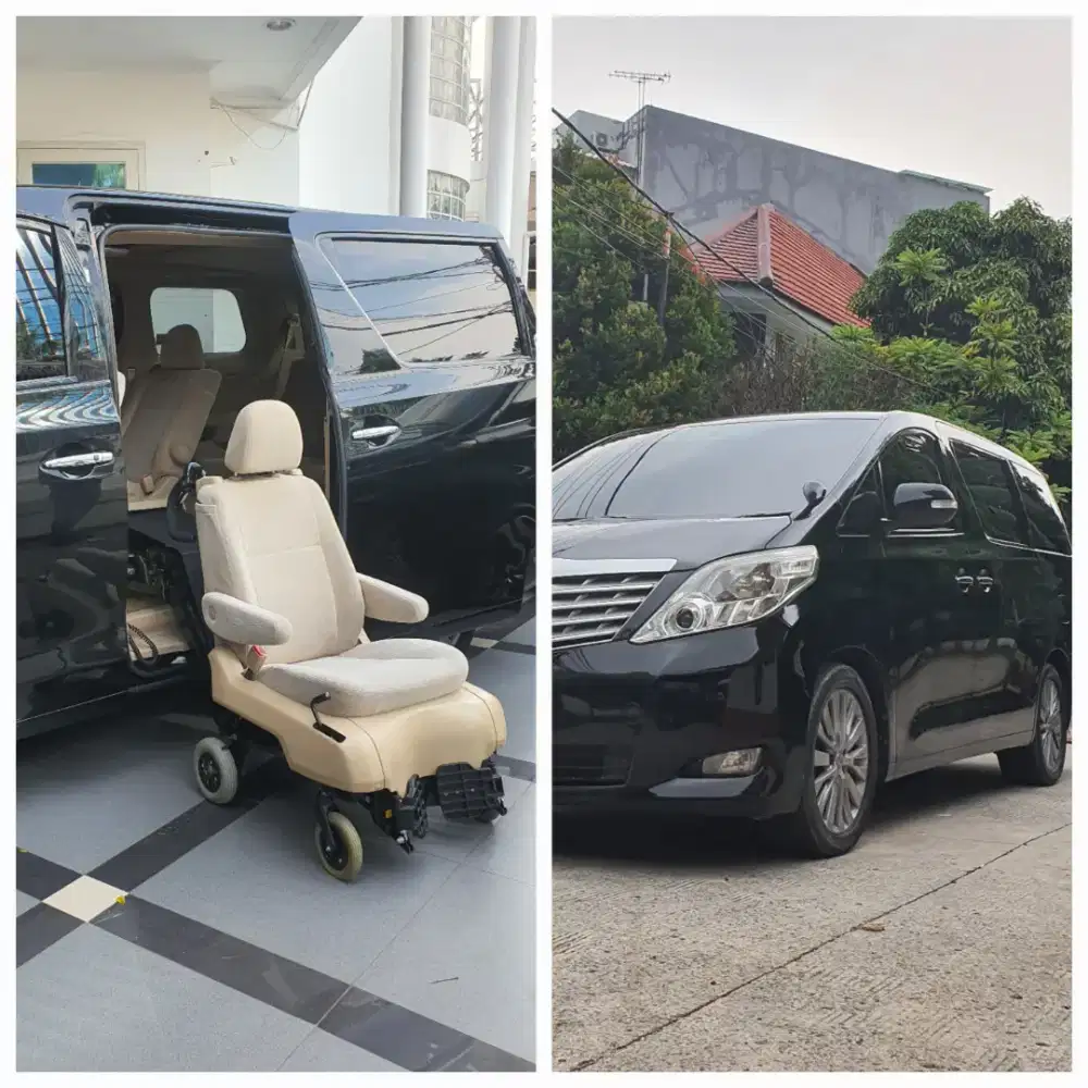 Alphard Welcab (kursi roda) CBU asli non modif