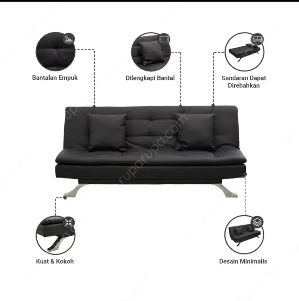 Sofa bed Greesa kulit
