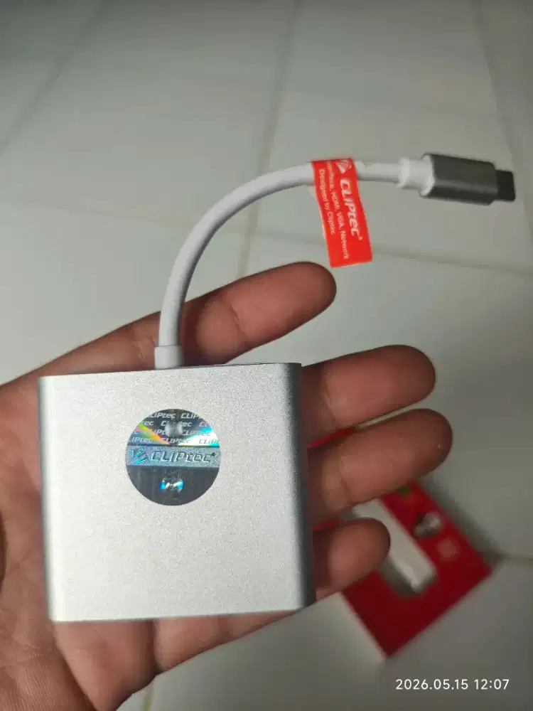 Converter Type-C to HDMI 3-in-1 Cliptec OCV310 - Support 4K & USB 3.1