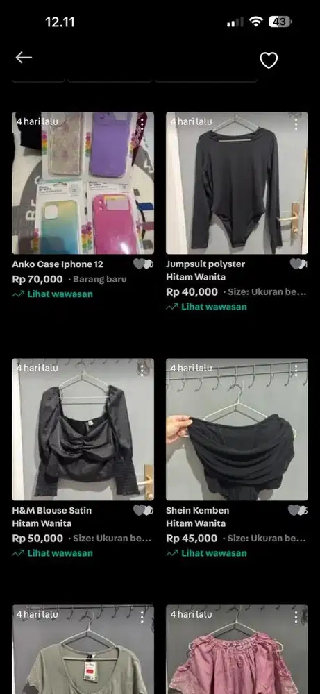 Atasan Dress Blouse Croptop Tanktop Wanita