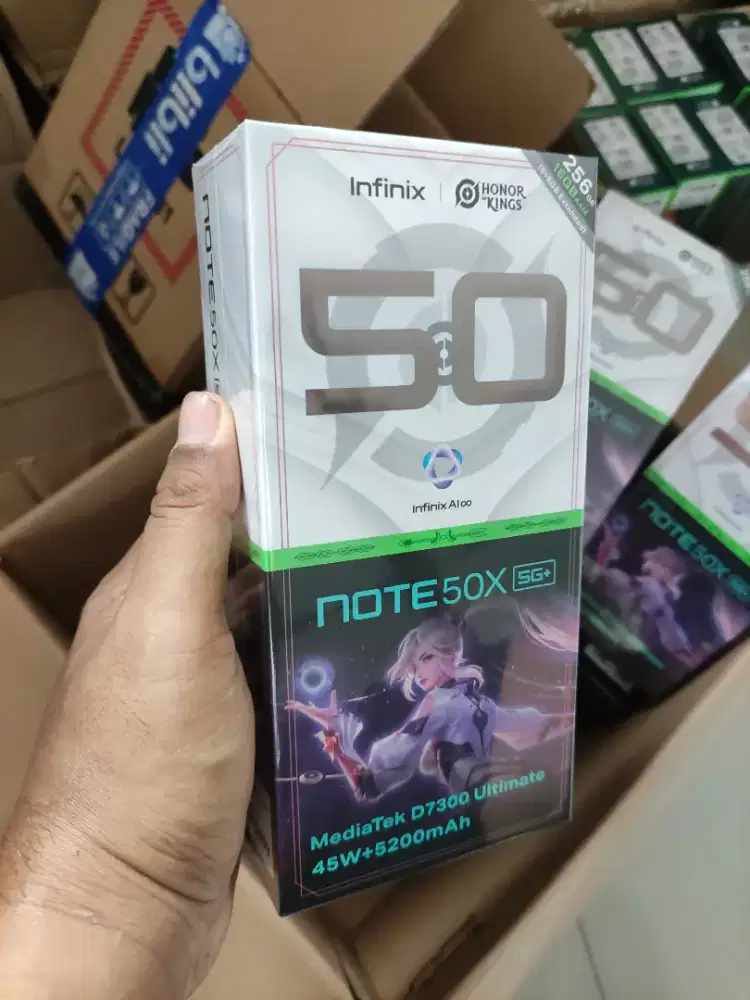 Infinix Note 50X 5G 8/256 GB, Baru, Resmi