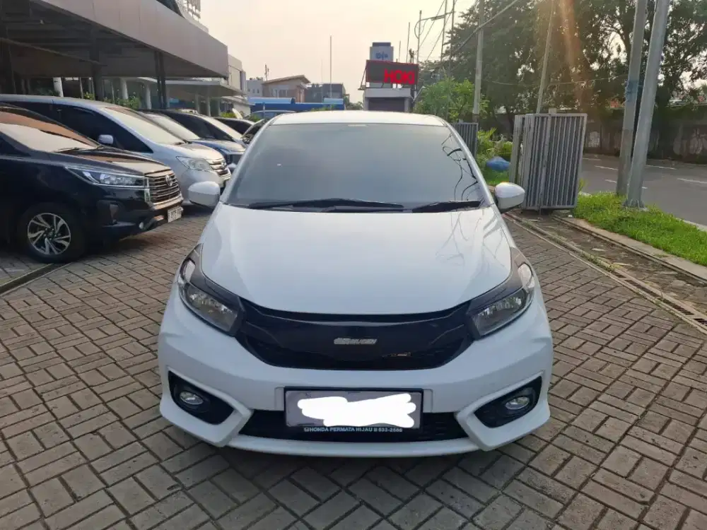 HONDA BRIO 1.2 E CVT BENSIN 2023 PUTIH READY STOCK!!