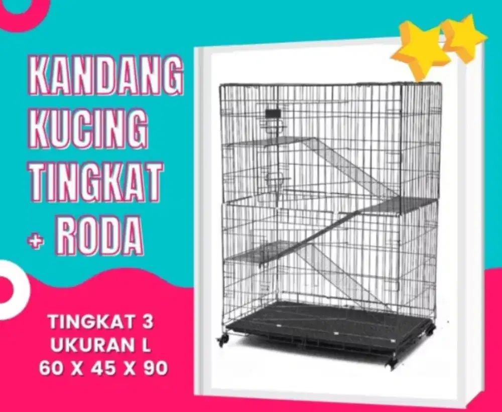 Kandang 3 tingkat