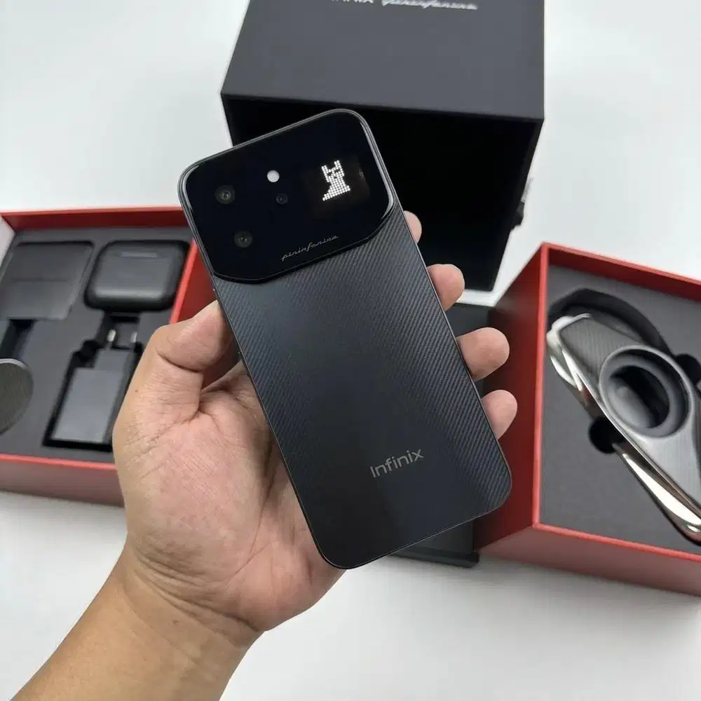Infinix Note 60 Ultra 5G x Pininfarina 12/512GB Black Garansi resmi