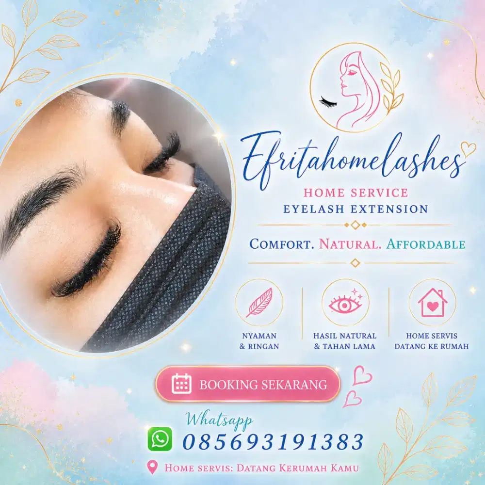 Eyelash extension home service