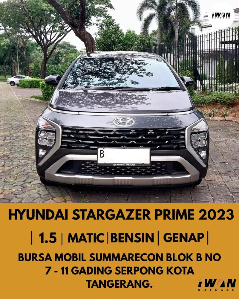 HYUNDAI STARGAZER PRIME 1.5 CAPTAIN SEAT 2023
