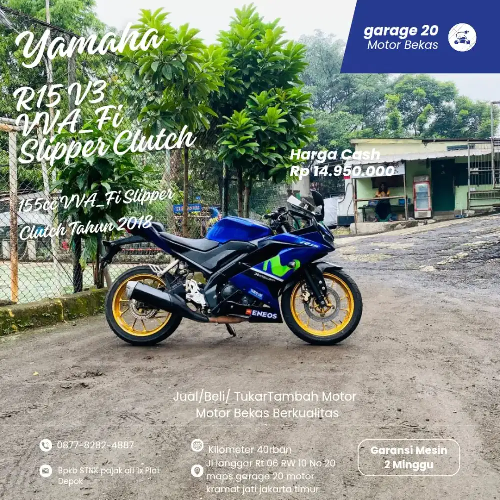 Yamaha R15 V3 VVA_Fi Slipper Clutch Fi Tahun 2018