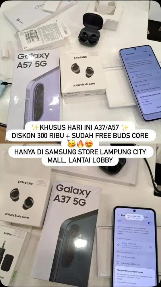 Samsung galaxy A37 cashback 300rb