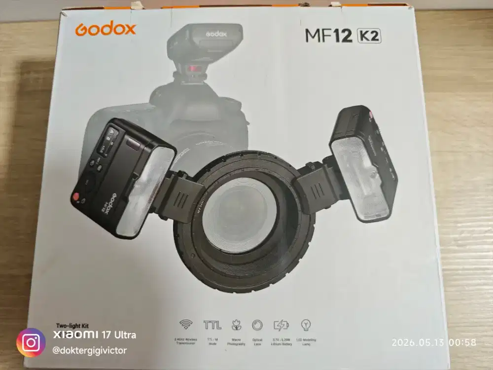 Godox MF12 Macro Flash 2-Light Kit