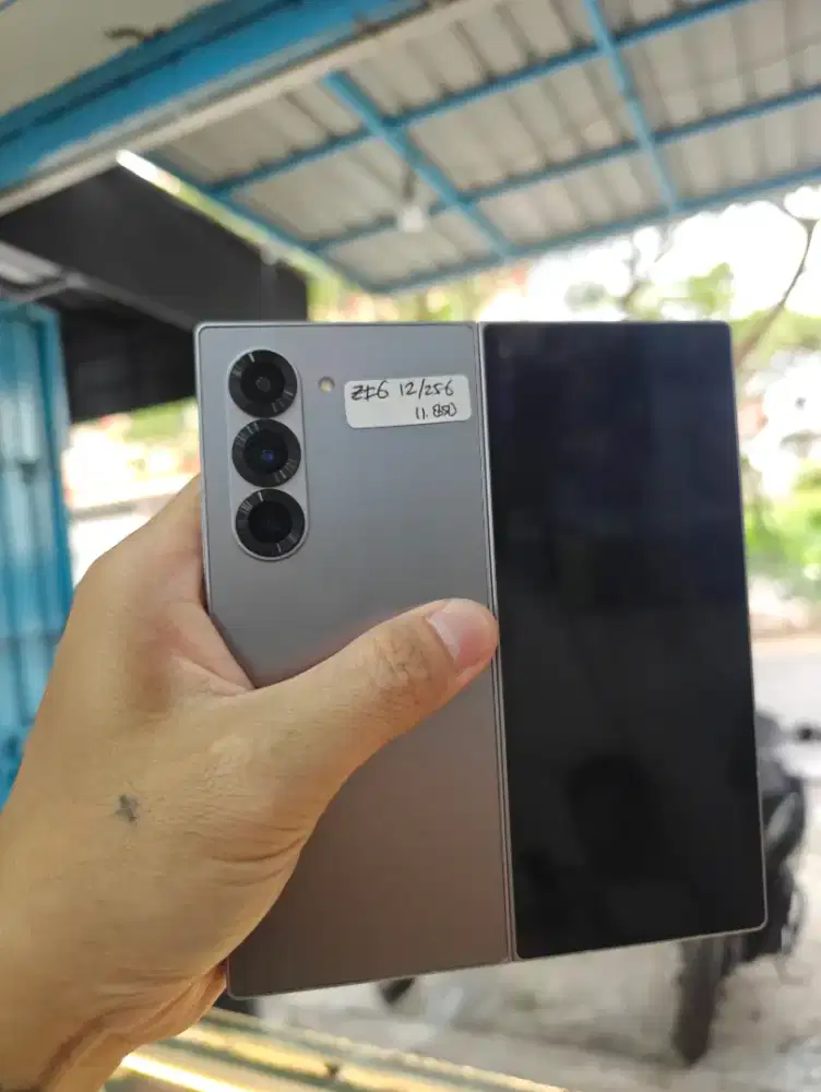 Samsung fold 6 12/256 minus garis layar dlm