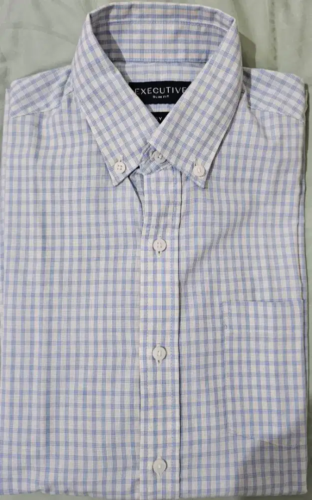 Jual kemeja lengan panjang, merek Executive slimfit.