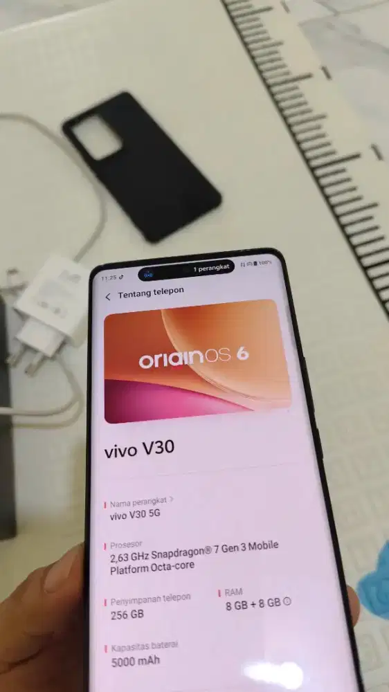Jual murah Vivo V30 5G lengkap mulus !!