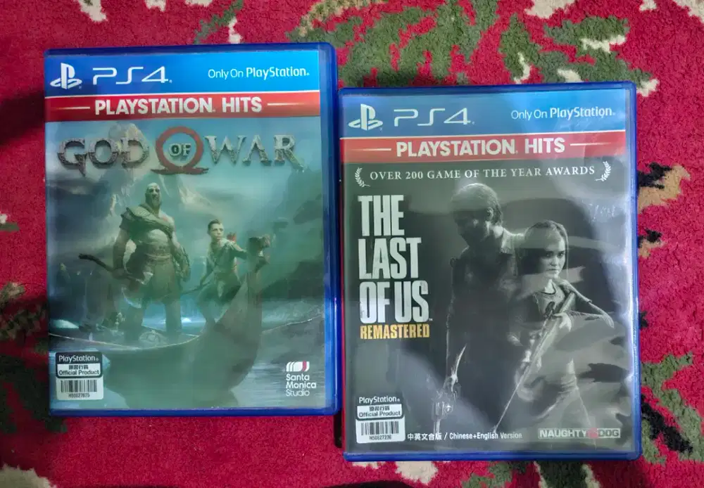 Games PS4 (Playstation 4) The Last Of Us dan God Of War