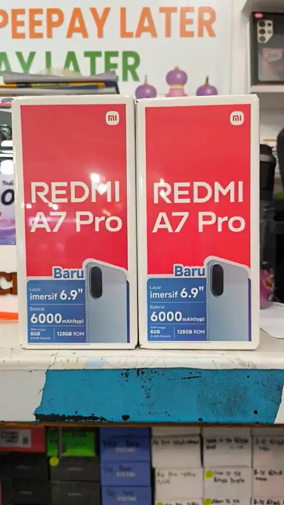 Xiaomi redmi A7 pro ram 4gb/64gb & 4gb/128gb baru segel resmi bisa TT