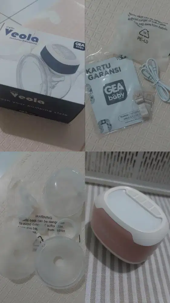 Pompa Asi Elektrik Handsfree GEA BABY CELLO VEOLA