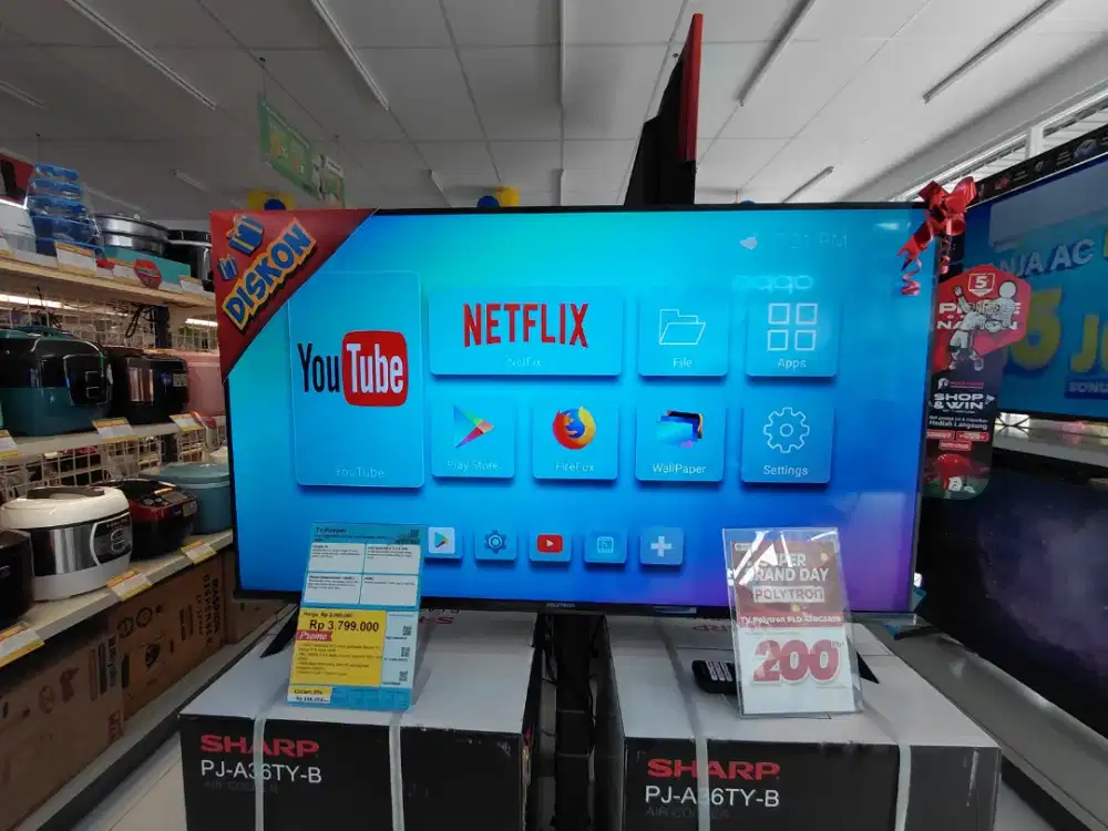 TV POLYTRON 43 Inch Google TV 60 watt