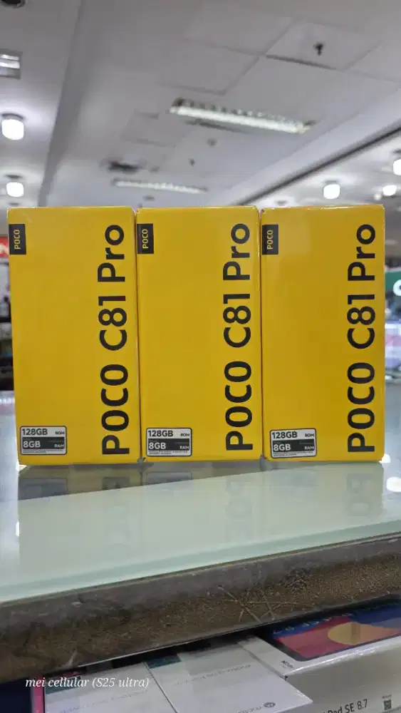 Poco c81 pro ram 4gb/64gb & 4gb/128gb baru segel resmi bisa TT kredit
