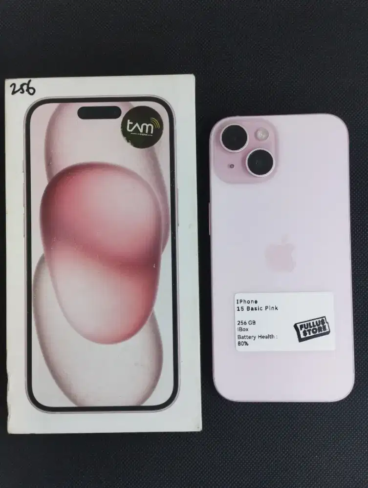 iPhone 15 Basic 256GB Resmi iBox
Pink