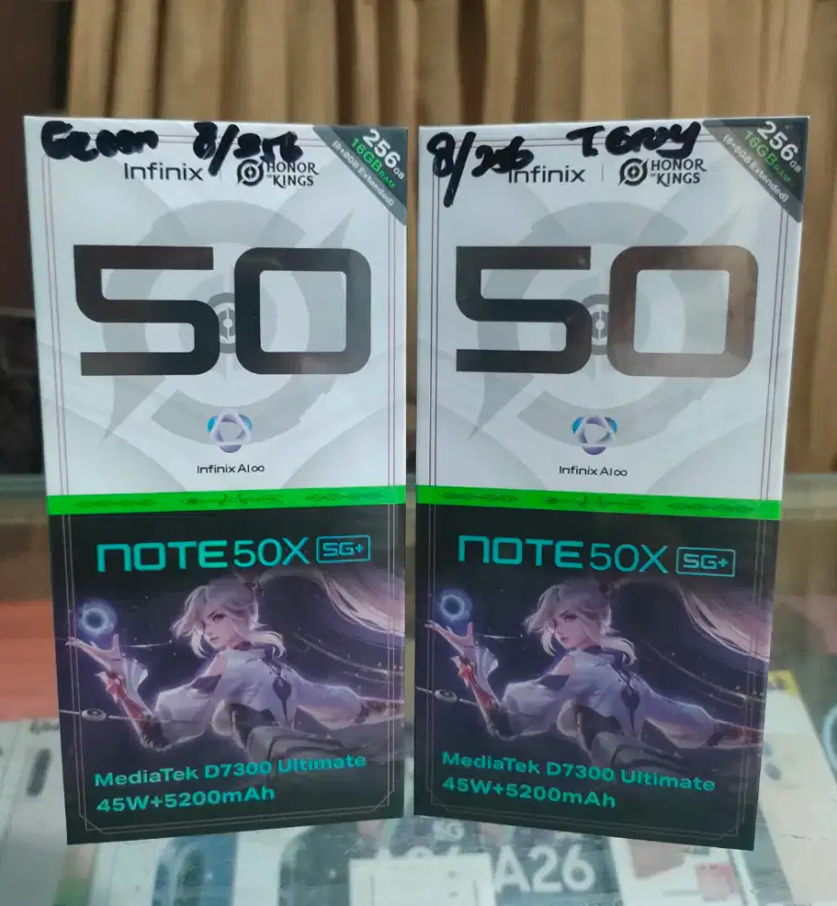 New Infinix Note 50x  5G+ Ram 8/256 GB  Garansi Resmi 1 Tahun