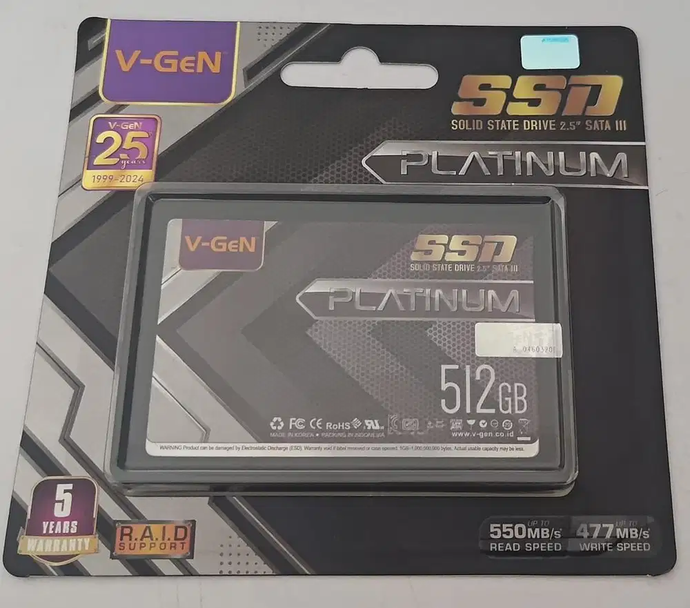 V-Gen SSD PLATINUM SATA III 512GB