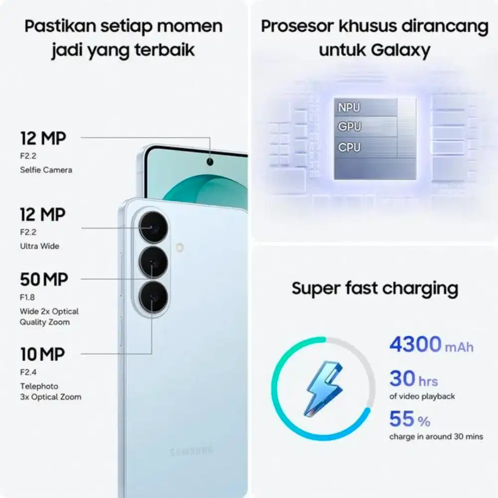 PROMO GALAXY S26 BASIC 256 GRATIS KEPALA CHARGER 25W & BUDS3FE