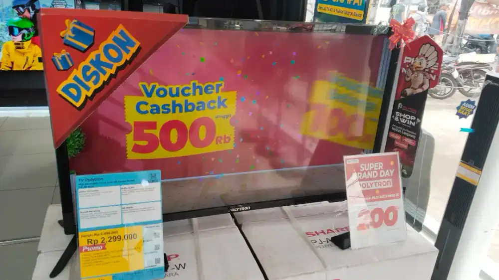 Cash /Kredit TV POLYTRON 32 Inch Tanpa DP