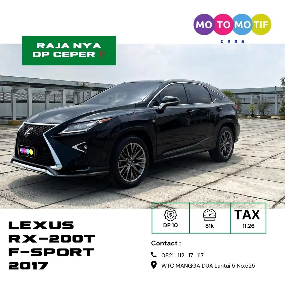 [ DP 17 ] LEXUS RX 200t F-Sport 2017