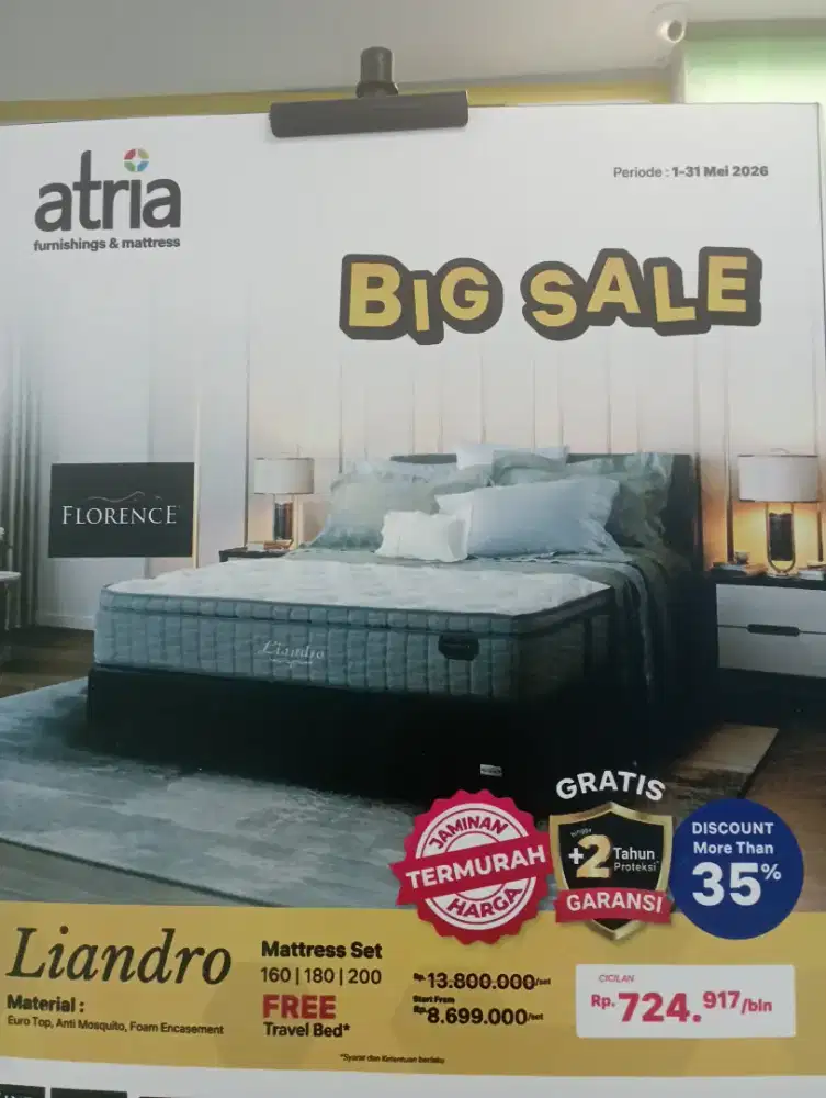 MATTRES florence dengan lokal premium terbaik cicilan tanpa DP