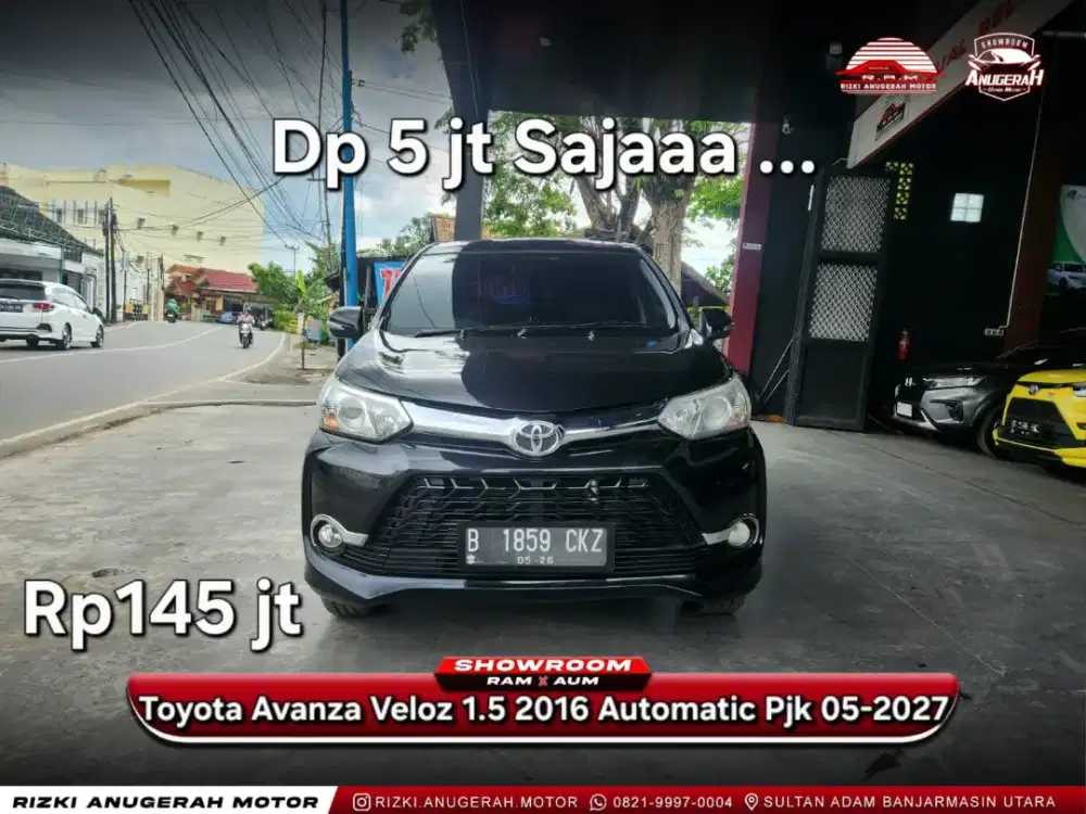 Dp ringan Toyota Avanza Veloz 1.5 2016 Automatic AT
