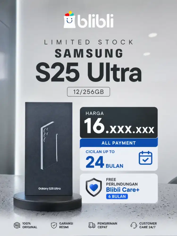 SAMSUNG S25 ULTRA 12/256GB - BLIBLI GALAXY MALL 2 SURABAYA