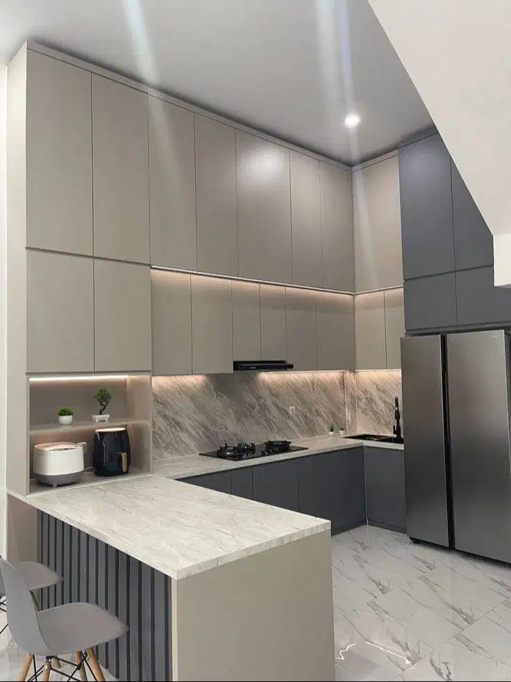 Kitchen Set HPL Mewah Desain Kekinian