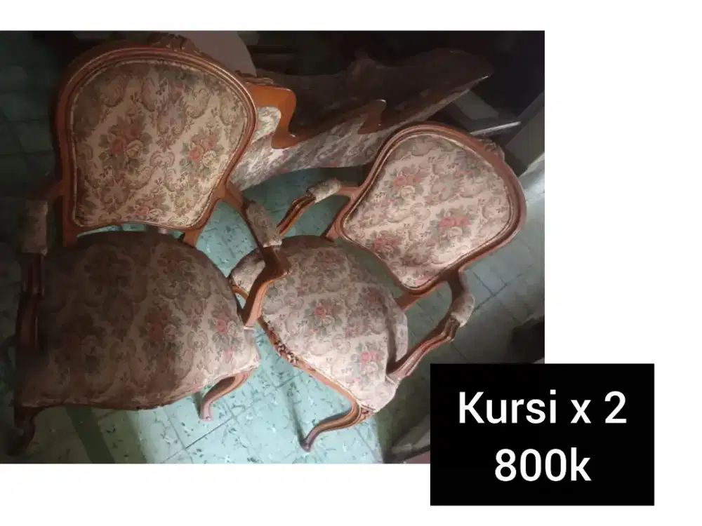 Kursi makan jati