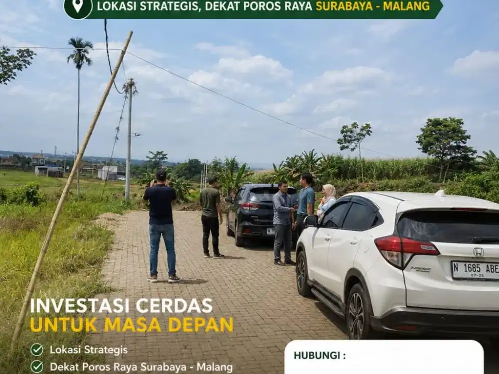 Tanah Kavling Klampok Gardenia Singosari View Gunung cocok buat Villa